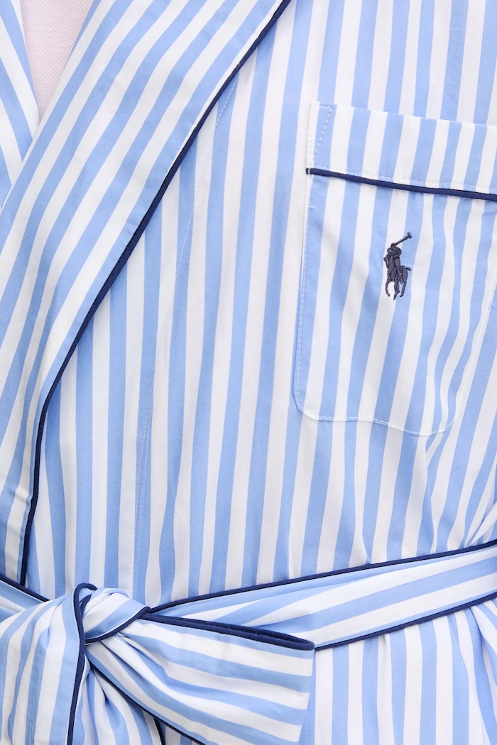 Bavlněný župan Polo Ralph Lauren 4P0190 modrá