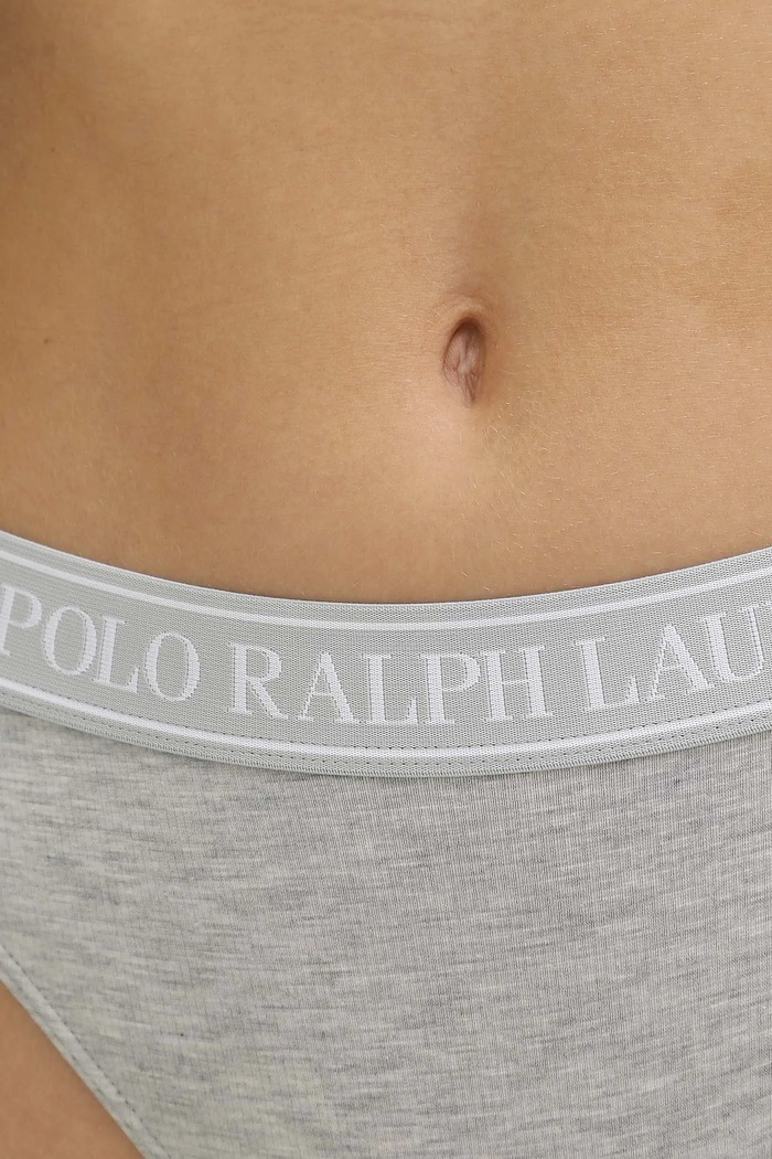 Odzież Polo Ralph Lauren stringi 4P2031 szary
