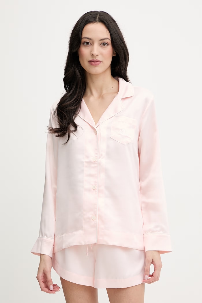 Lauren Ralph Lauren piżama tkanina różowy ILN12321