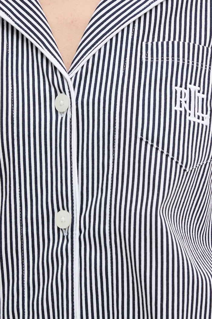 Bavlnené pyžamo Lauren Ralph Lauren ILN82313 tmavomodrá
