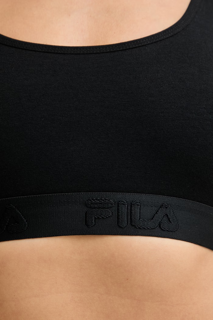 Fila podprsenka s bavlnou FU6369 čierna