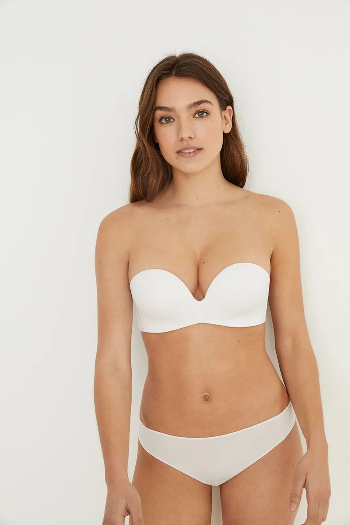 Odzież women'secret Biustonosz SUPERB.WHITE biały