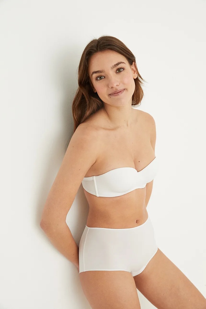 Odzież women'secret Bardotka ELEGANT.WHITE biały