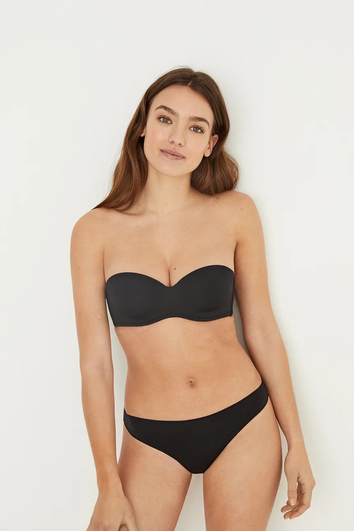 Bardotka women'secret ELEGANT.BLACK czarny