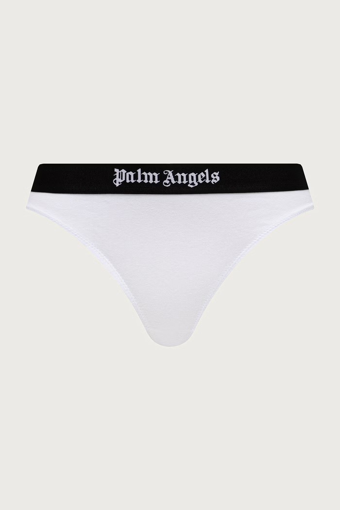 Palm Angels kalhotky dámské s bavlnou 3-pack PLA1UWBT02TR bílá AA00