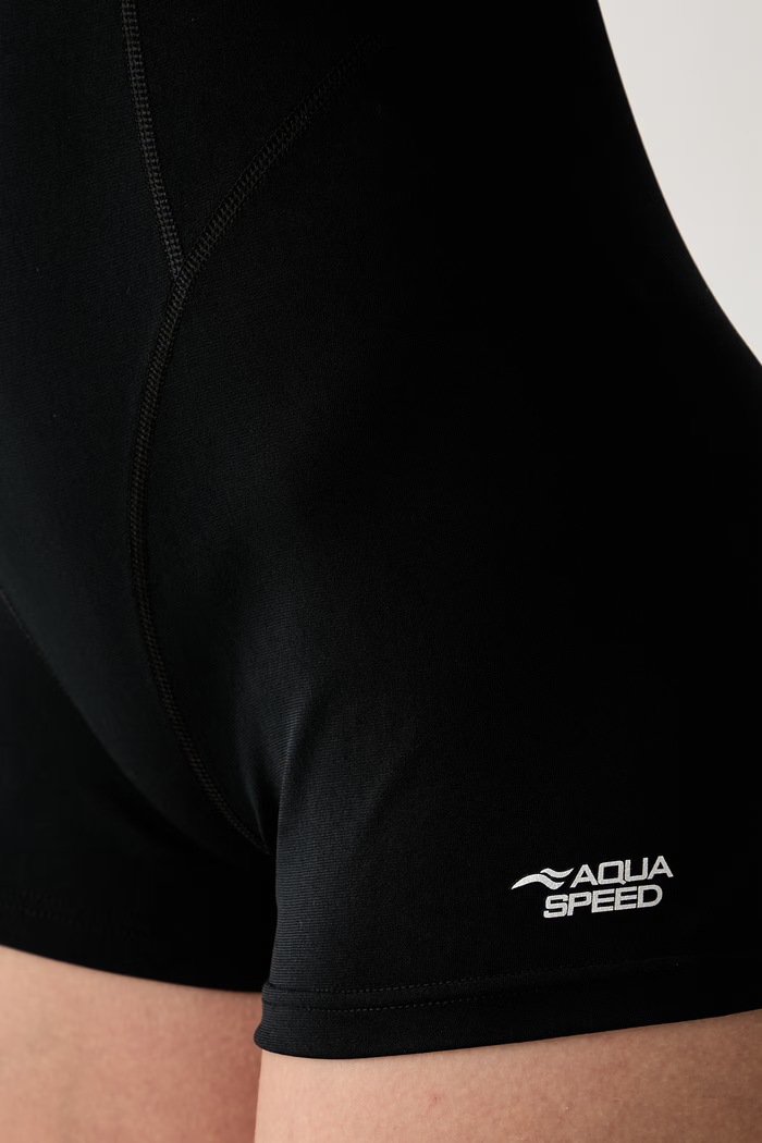 Aqua Speed strój kąpielowy jednoczęściowy damski czarny RITA0