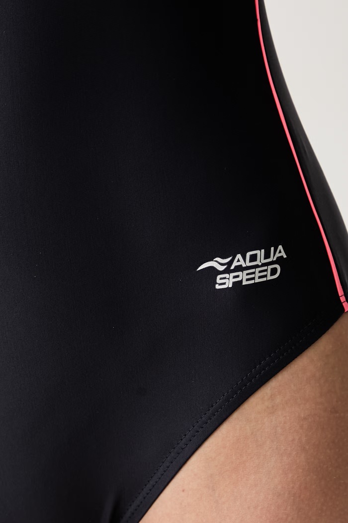 Aqua Speed strój kąpielowy jednoczęściowy damski granatowy GRACE.