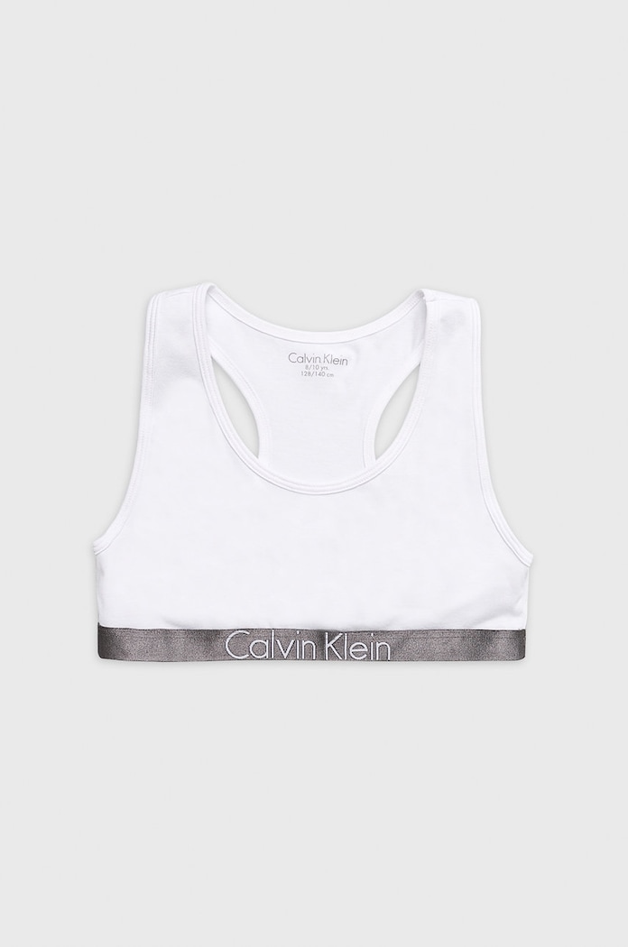Dziewczynka Calvin Klein Underwear - Biustonosz dziecięcy 128-176 (2-Pack) G80G800069 szary