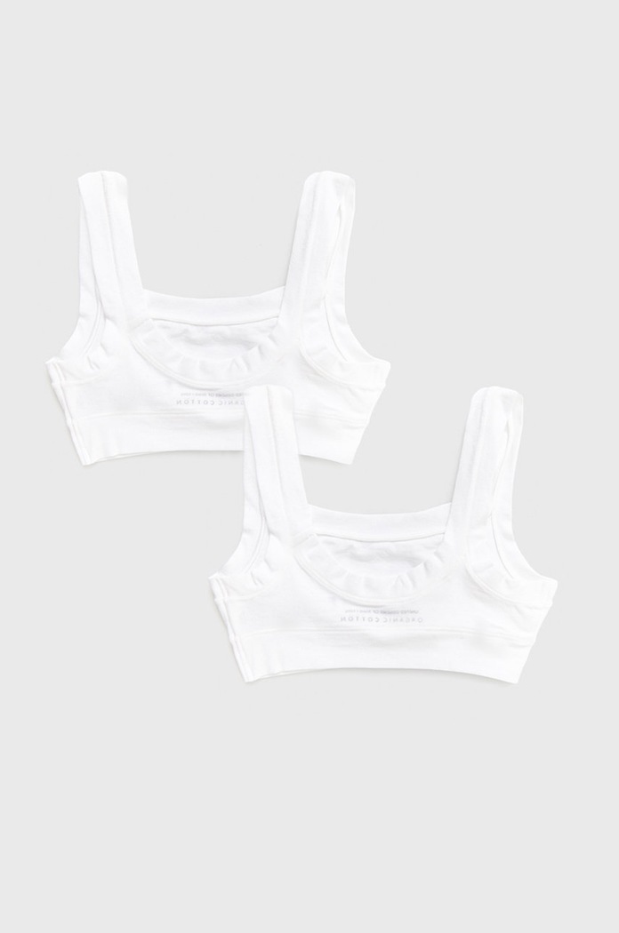 United Colors of Benetton - Παιδικό σουτιέν (2-pack) μαλακό λευκό 3ZQM0R1LT.G.CONTINUATIV