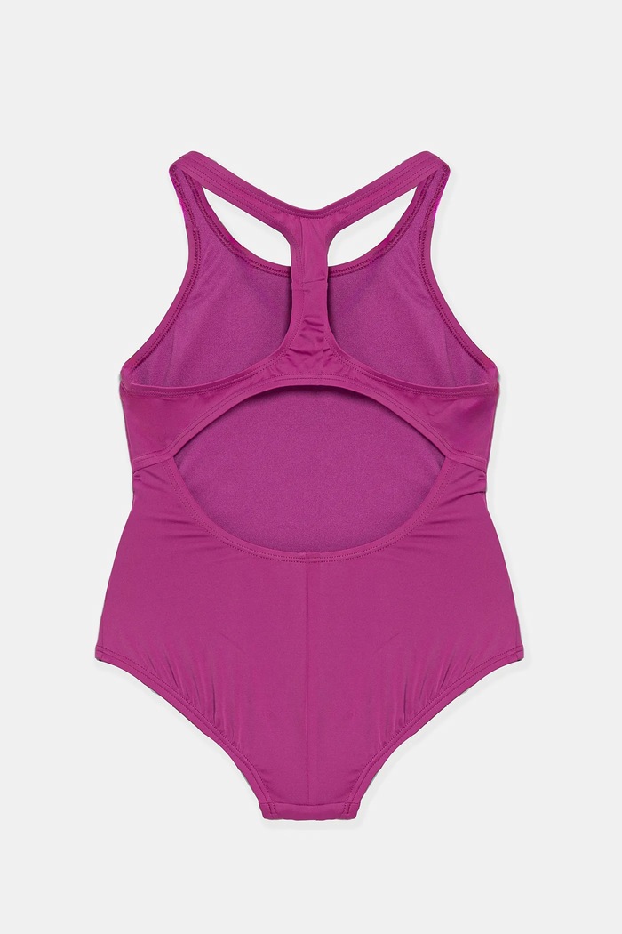 Суцільний дитячий купальник Nike Kids NESSB711 фіолетовий SS24