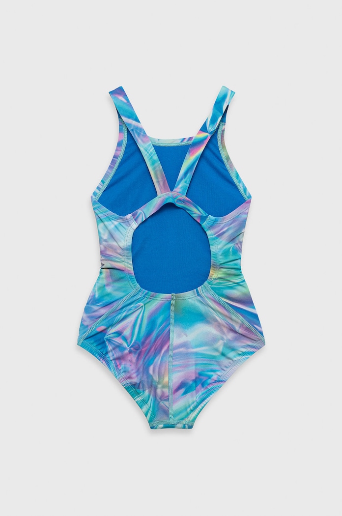 Nike Kids jednoczęściowy strój kąpielowy dziecięcy NESSC755 niebieski AA00