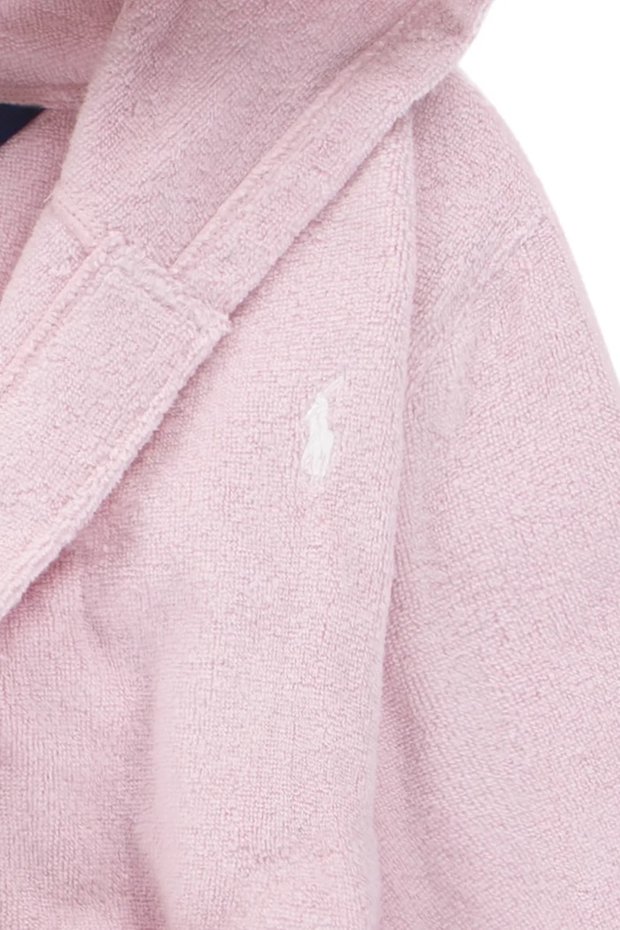Dievča Detský bavlnený župan Polo Ralph Lauren 3P0188 ružová