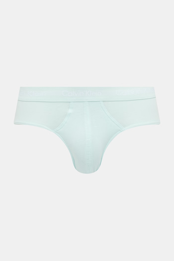 Oblečenie Calvin Klein Underwear slipy pánske bavlnené s elastanom 3-pak 0000U2661G zelená