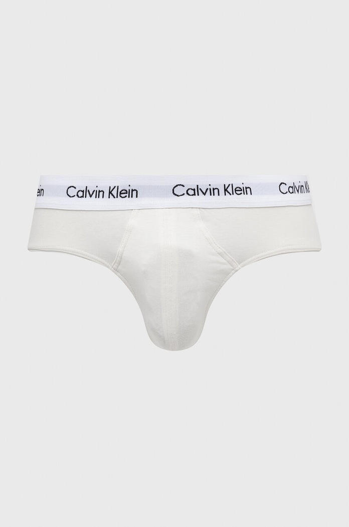 Calvin Klein Underwear slipy męskie bawełniane z elastanem 3-pack 0000U2661G granatowy AA00