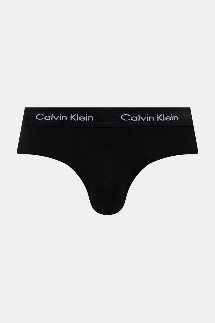 Calvin Klein Underwear slipy pánske bavlnené s elastanom 3-pak 0000U2661G modrá AA00
