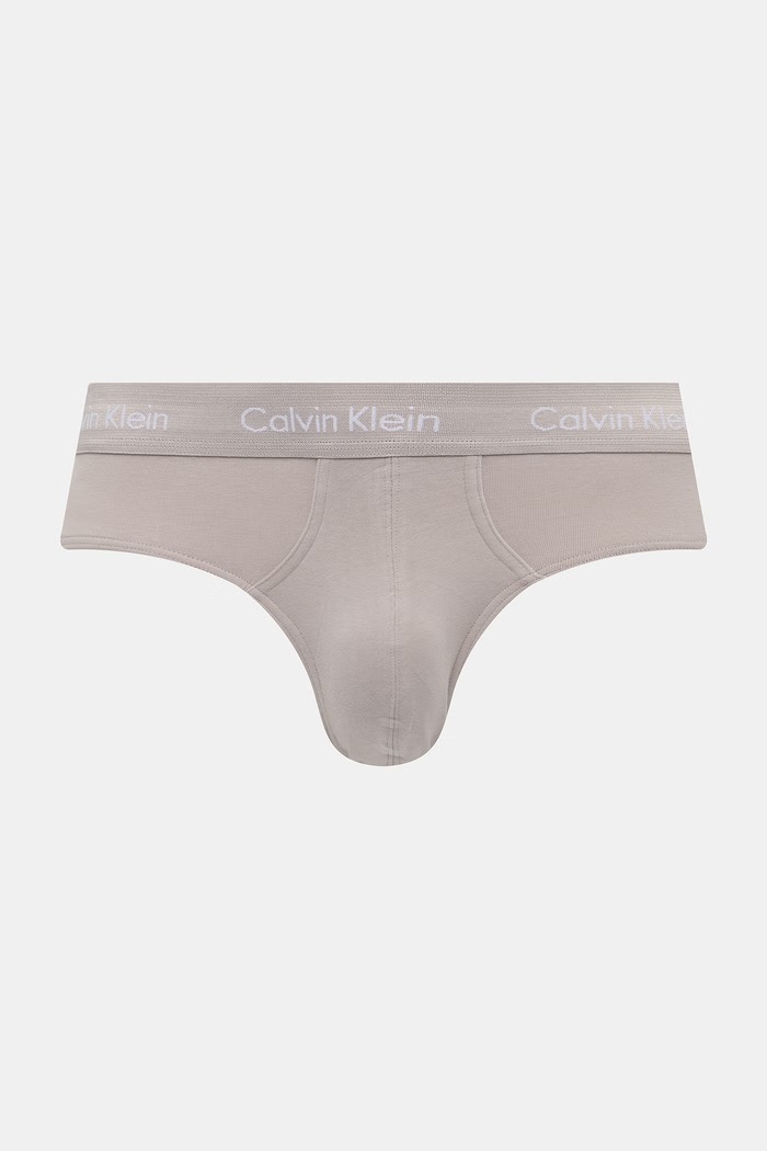 Oblečenie Calvin Klein Underwear slipy pánske bavlnené s elastanom 3-pak 0000U2661G modrá