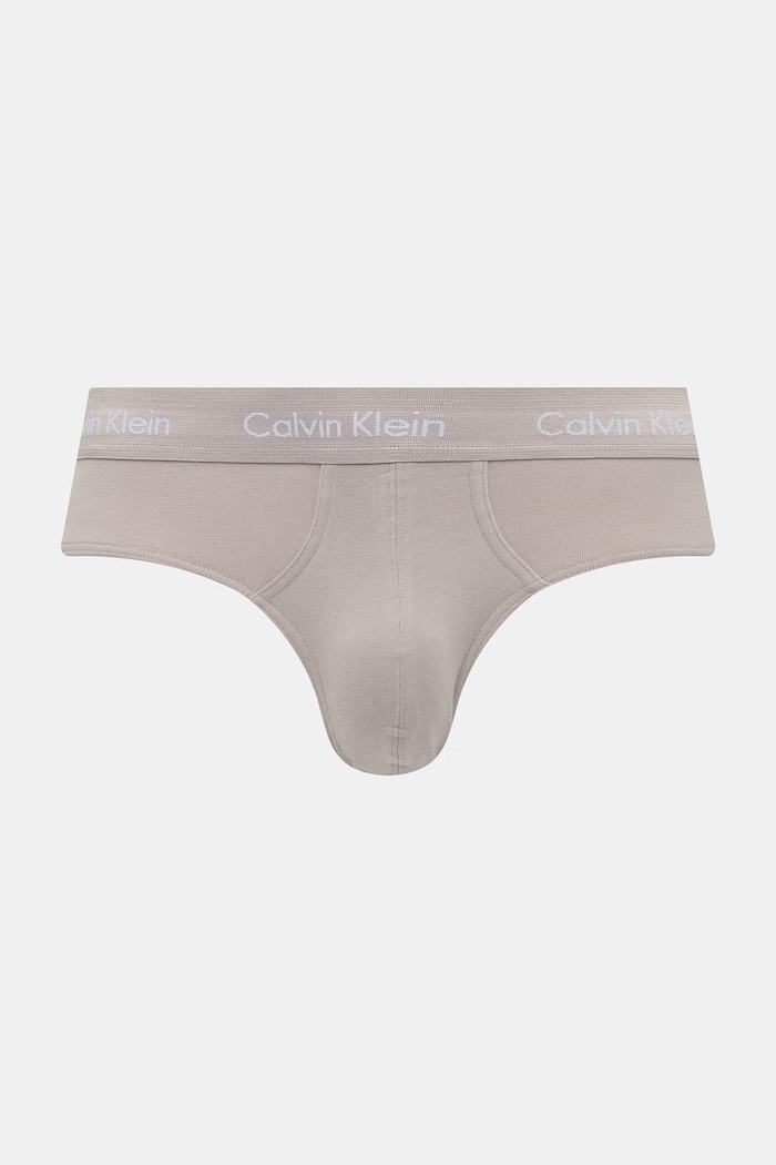 Oblečenie Calvin Klein Underwear slipy pánske bavlnené s elastanom 3-pak 0000U2661G modrá