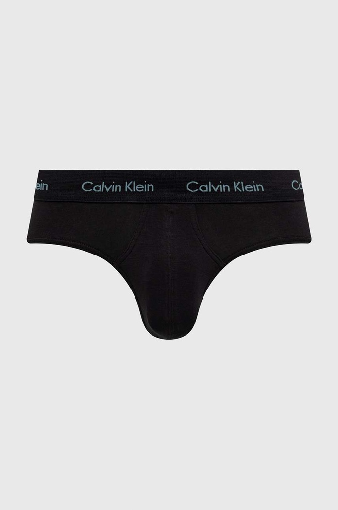 Calvin Klein Underwear slipy męskie bawełniane z elastanem 3-pack czarny 0000U2661G