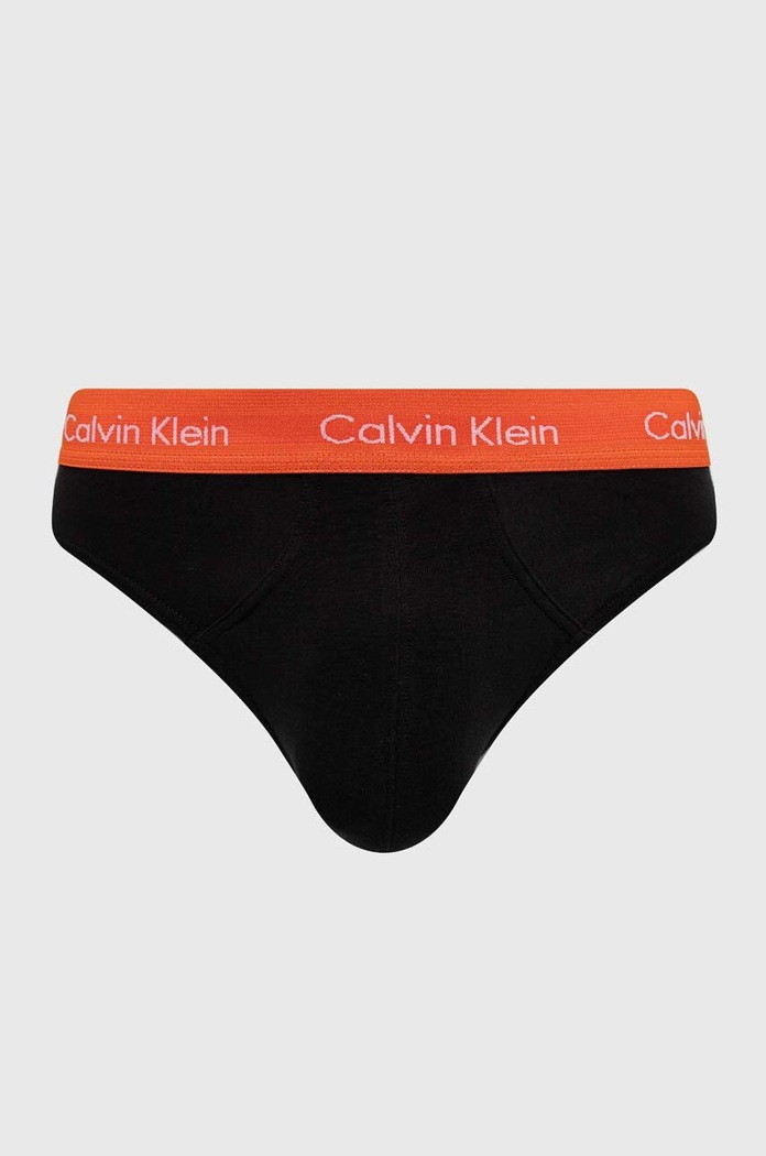 Calvin Klein Underwear slipy pánské bavlněné s elastanem 3-pack černá 0000U2661G