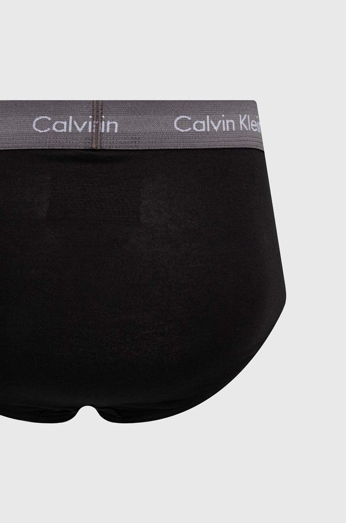 Calvin Klein Underwear slipy pánské bavlněné s elastanem 3-pack 0000U2661G černá