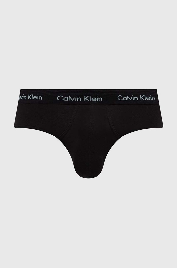Calvin Klein Underwear slipy pánske bavlnené s elastanom 3-pak 0000U2661G čierna AA00