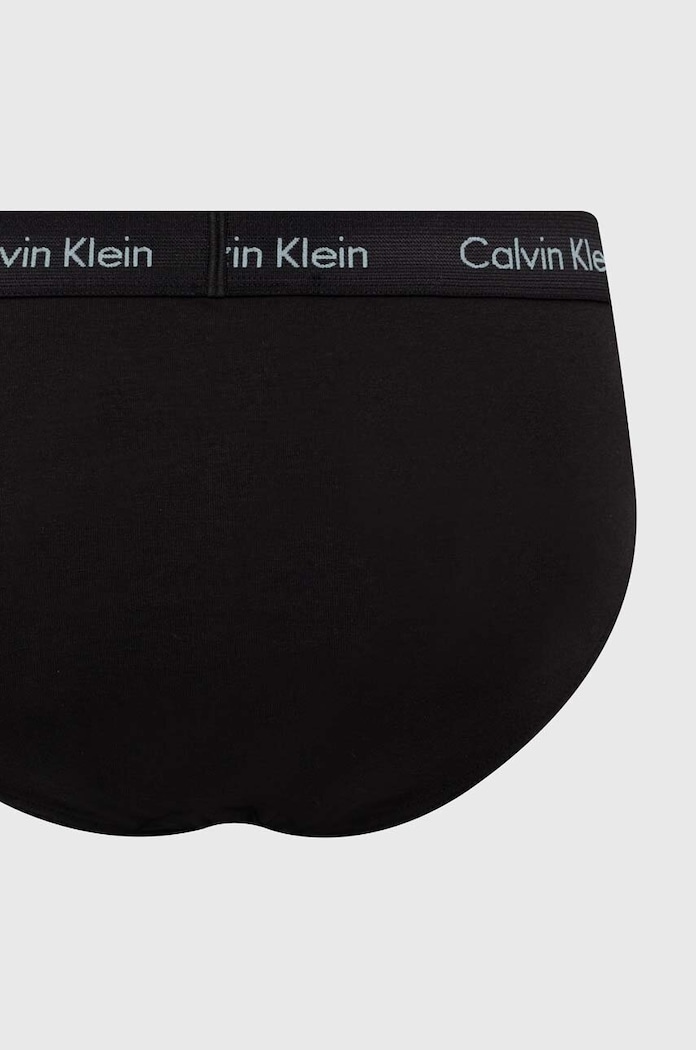 Calvin Klein Underwear slipy pánske bavlnené s elastanom 3-pak 0000U2661G čierna