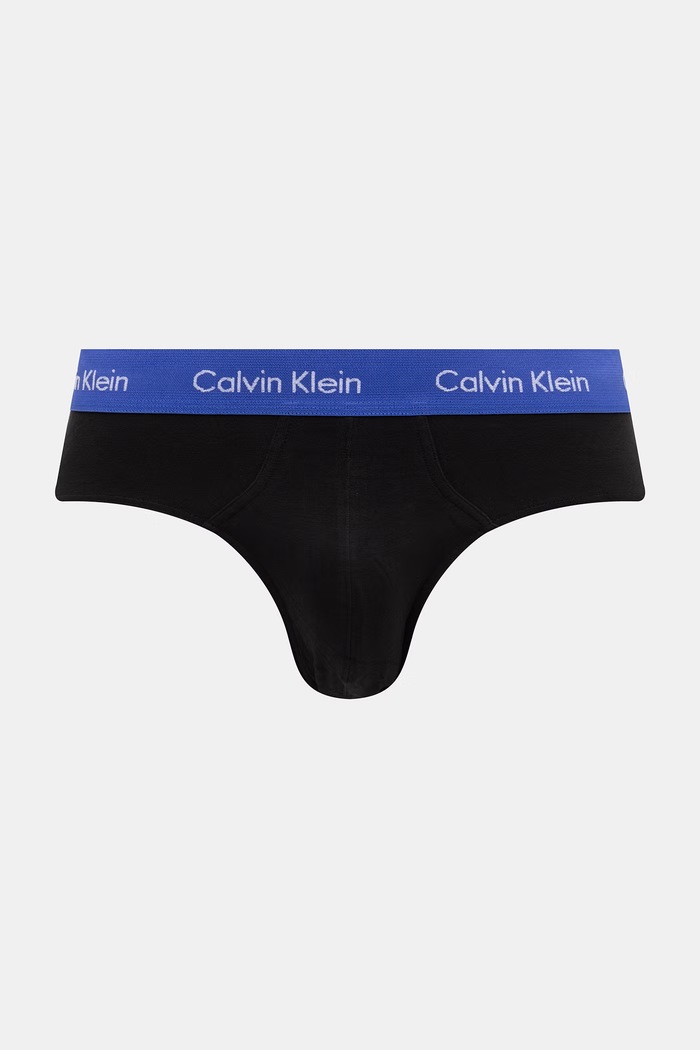 Oblečenie Calvin Klein Underwear slipy pánske bavlnené s elastanom 3-pack 0000U2661G čierna