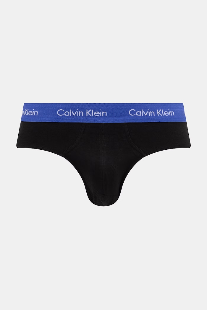 Oblečenie Calvin Klein Underwear slipy pánske bavlnené s elastanom 3-pack 0000U2661G čierna