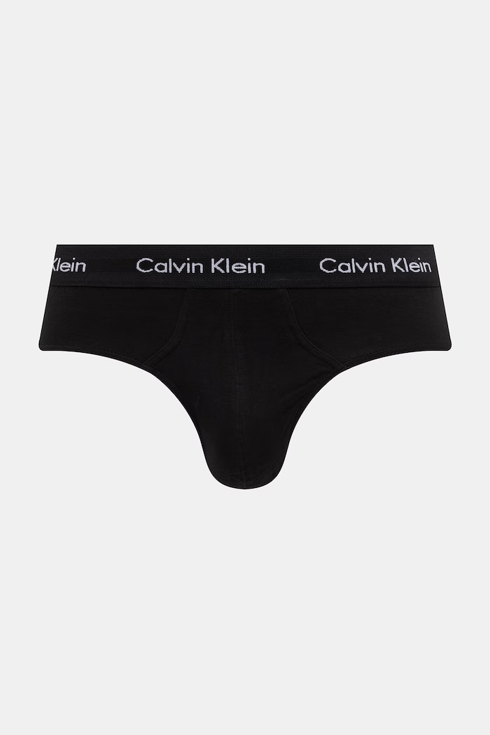 Calvin Klein Underwear slipy pánske bavlnené s elastanom 3-pack čierna 0000U2661G