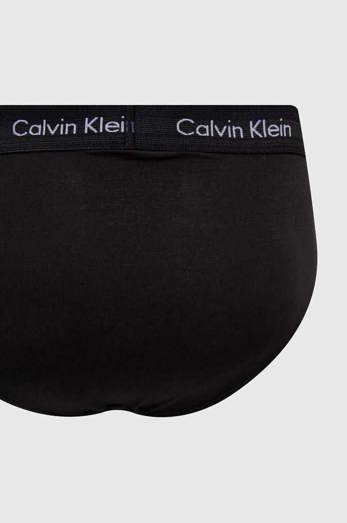 Calvin Klein Underwear slipy męskie bawełniane z elastanem 3-pack 0000U2661G czarny