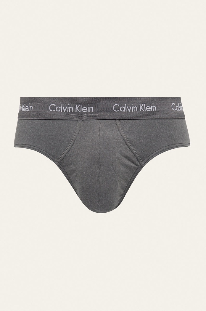 Calvin Klein Underwear slipy pánske bavlnené s elastanom 3-pak modrá 0000U2661G