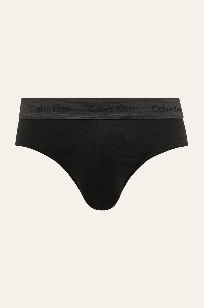 Calvin Klein Underwear Slipy pánské bavlněné s elastanem 3-pack 0000U2661G černá AA00