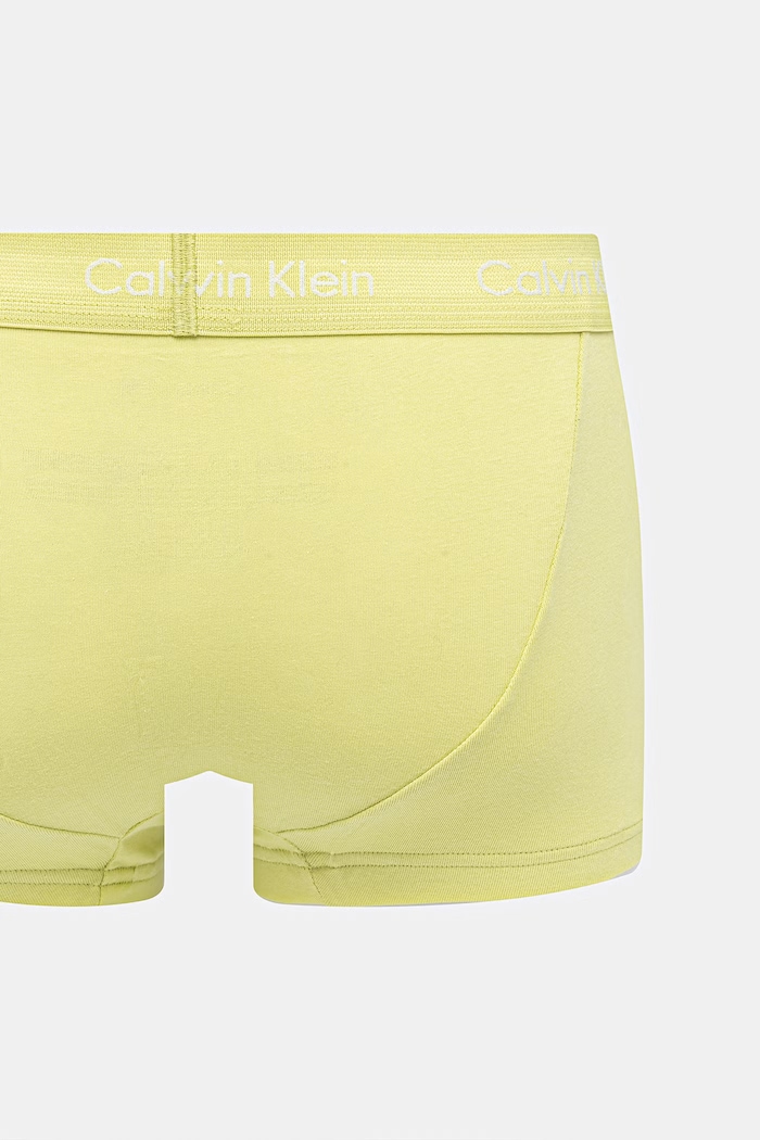 Calvin Klein Underwear boxerky pánske bavlnené s elastanom 3-pak 0000U2664G žltá