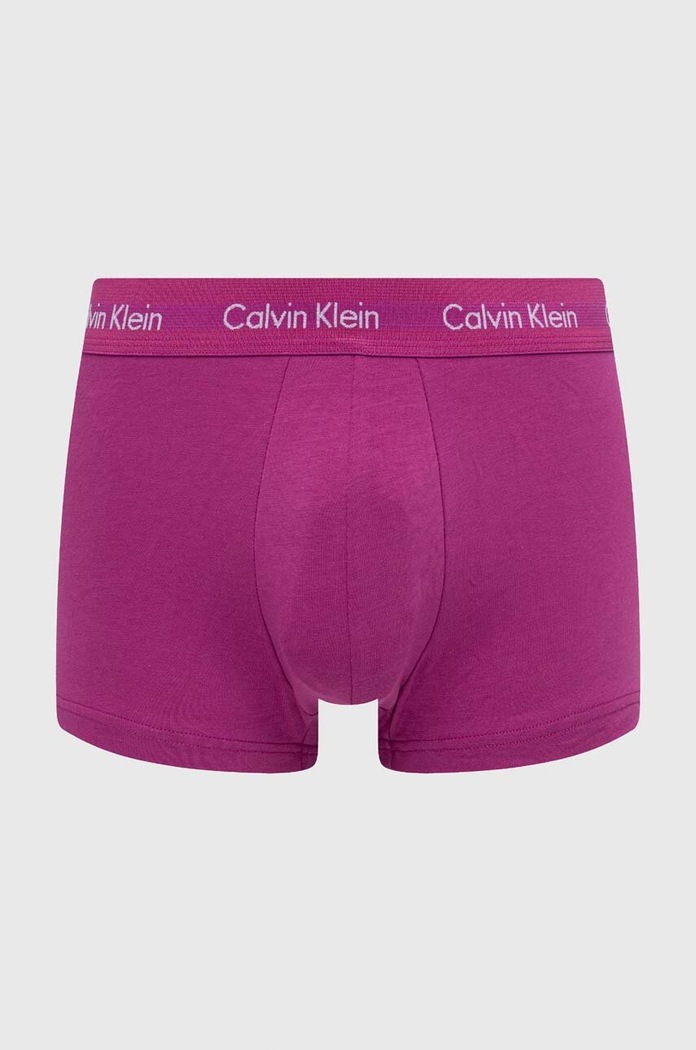 Calvin Klein Underwear bokserki męskie bawełniane z elastanem 3-pack 0000U2664G fioletowy AA00