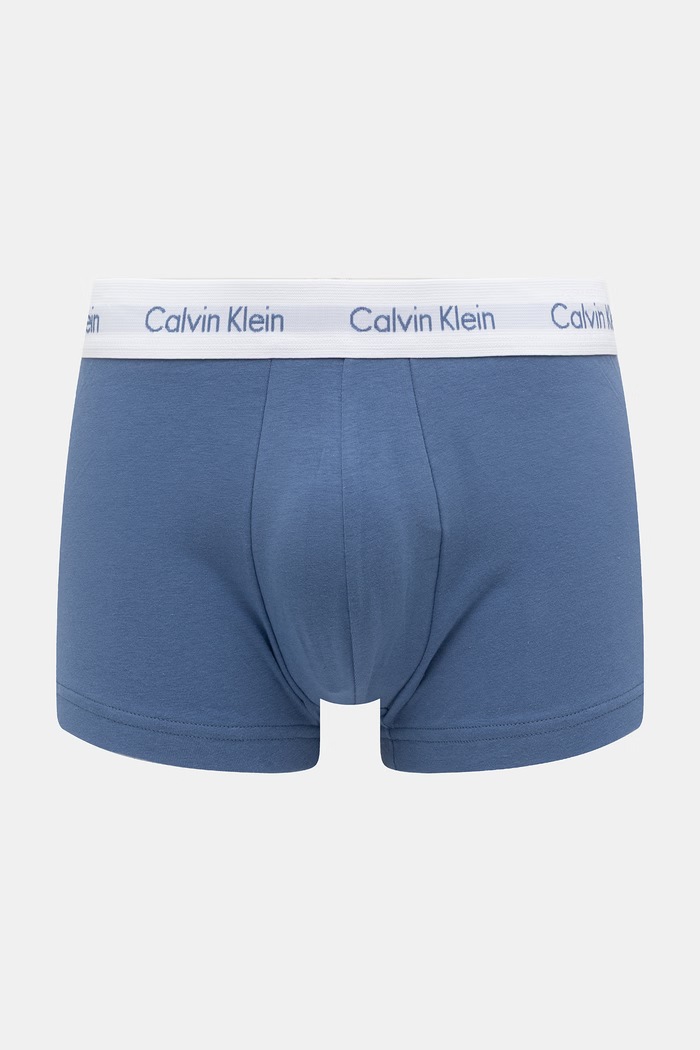 Oblečenie Calvin Klein Underwear boxerky pánske bavlnené s elastanom 3-pack 0000U2664G tyrkysová