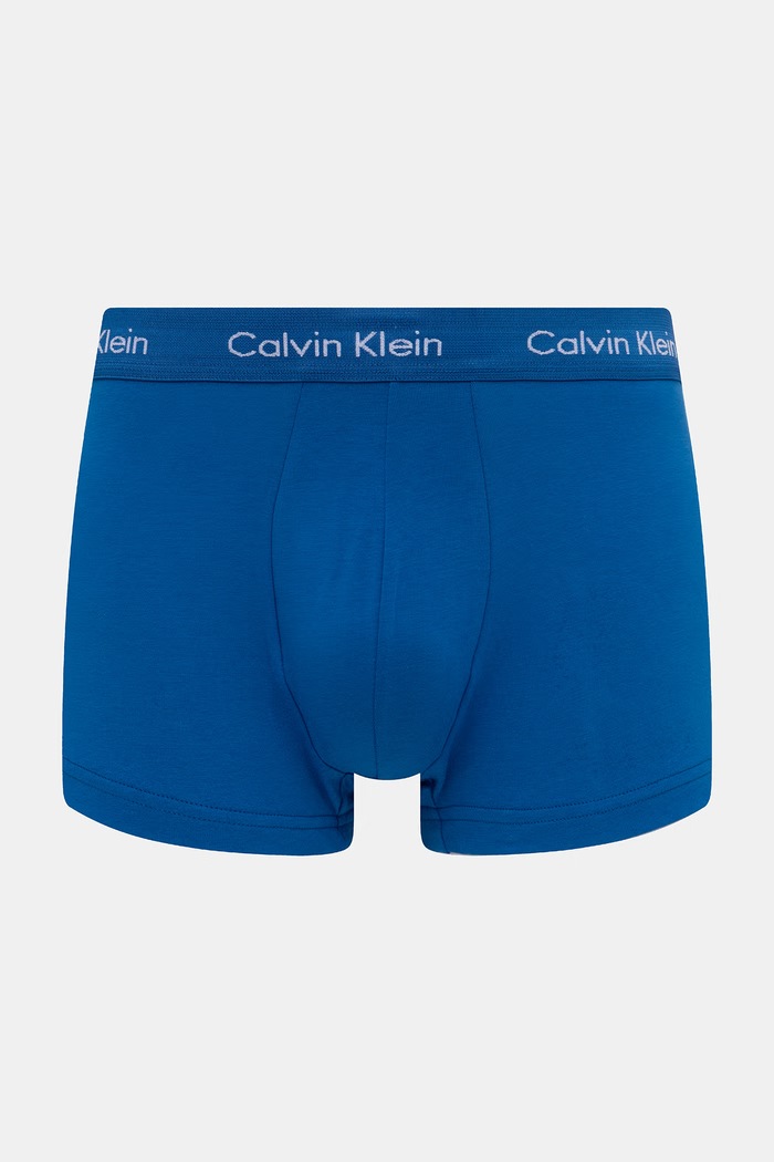 Calvin Klein Underwear boxerky pánske bavlnené s elastanom 3-pak modrá 0000U2664G