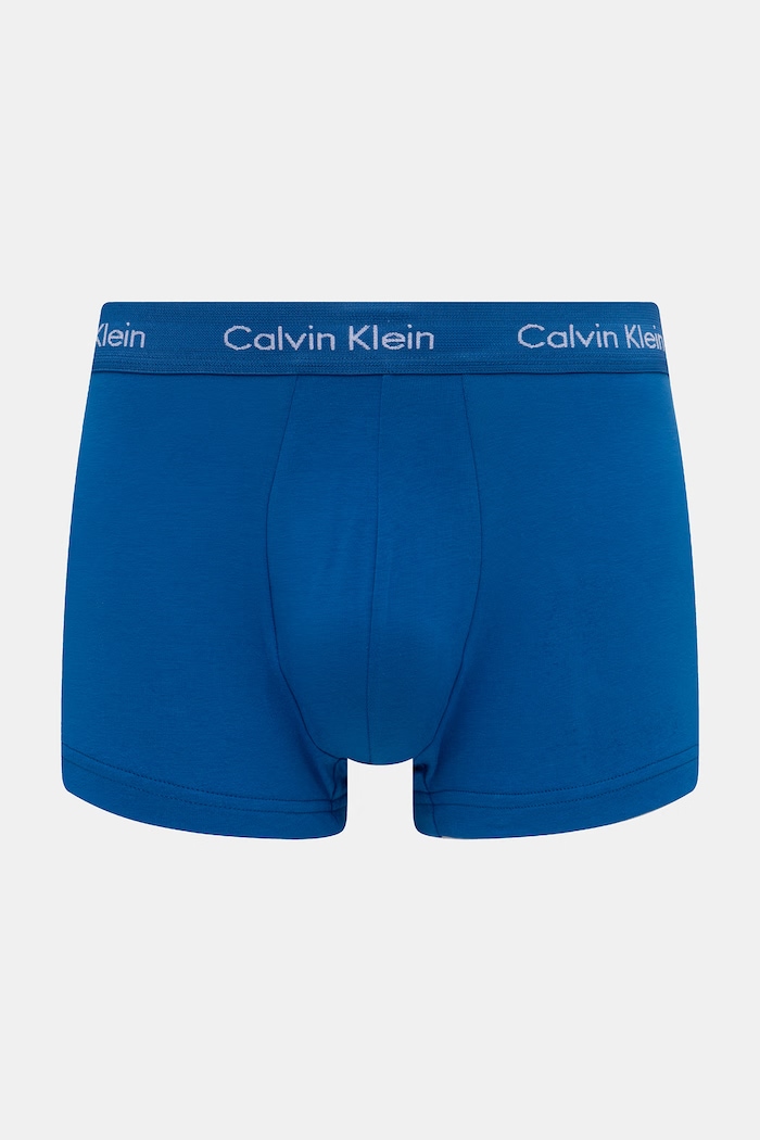 Calvin Klein Underwear boxerky pánske bavlnené s elastanom 3-pak modrá 0000U2664G
