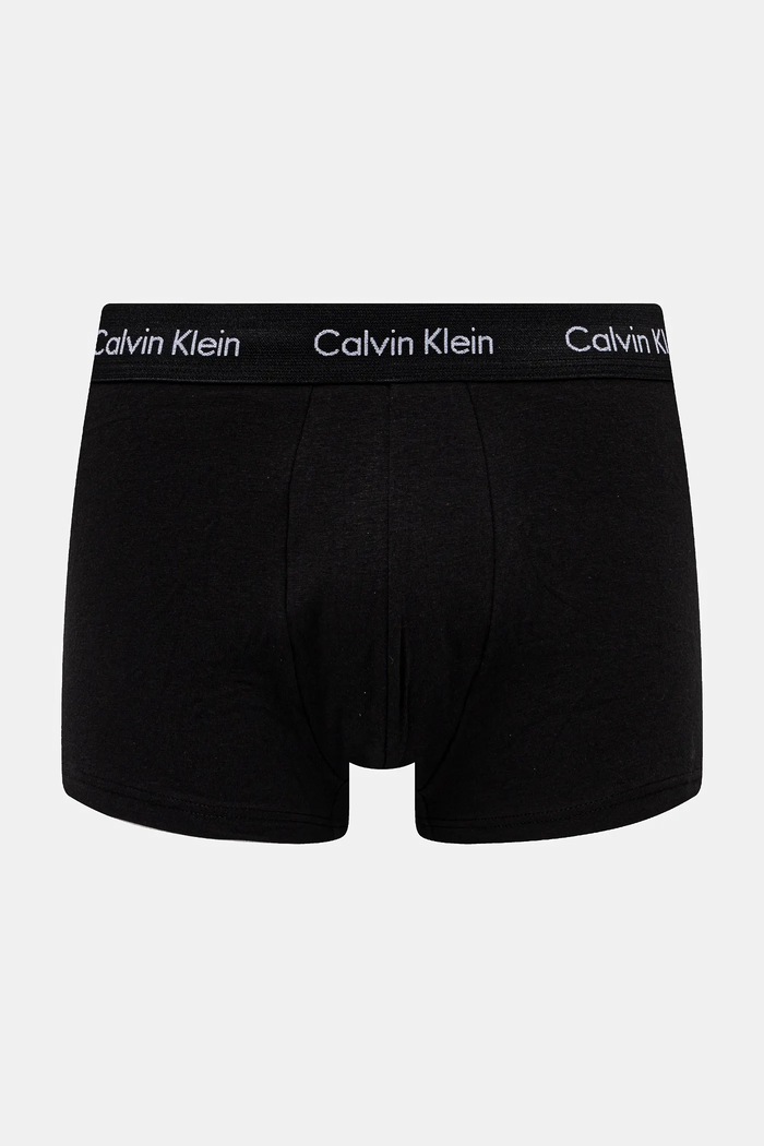 Calvin Klein boxerky pánske bavlnené s elastanom 3-pack 0000U2664G čierna AA00