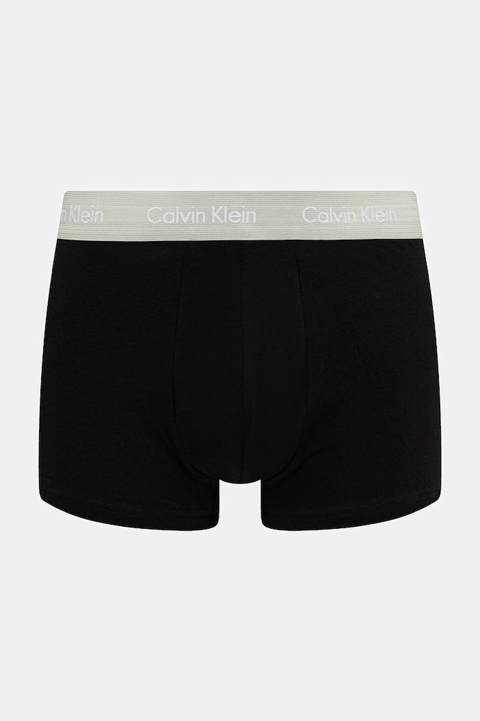 Îmbrăcăminte Calvin Klein Underwear boxeri pentru bărbați, din bumbac cu elastan pachet de 3 0000U2664G negru
