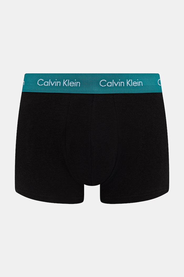 Îmbrăcăminte Calvin Klein Underwear boxeri pentru bărbați, din bumbac cu elastan pachet de 3 0000U2664G negru