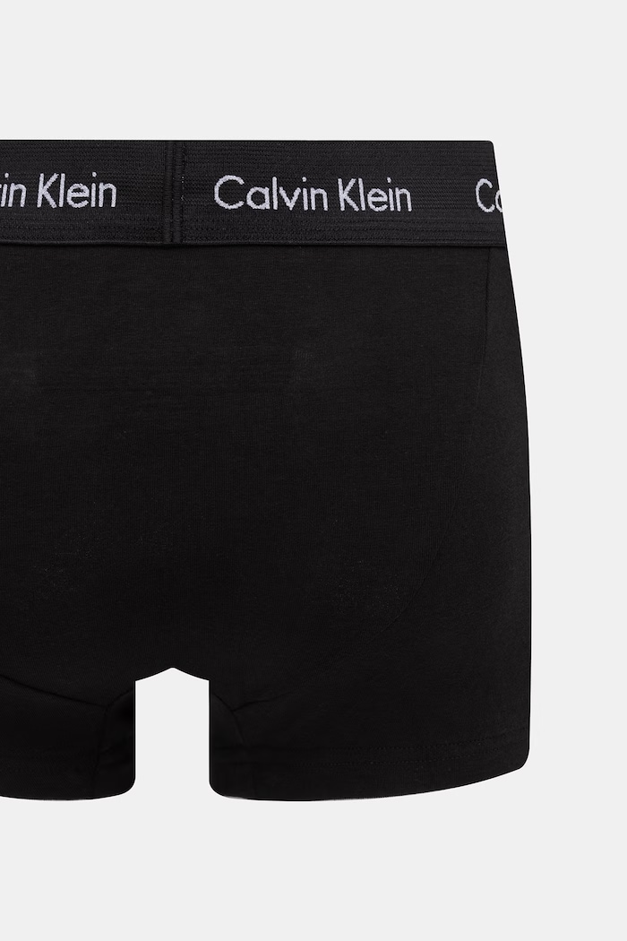 Calvin Klein Underwear boxerky pánske bavlnené s elastanom 3-pack 0000U2664G čierna