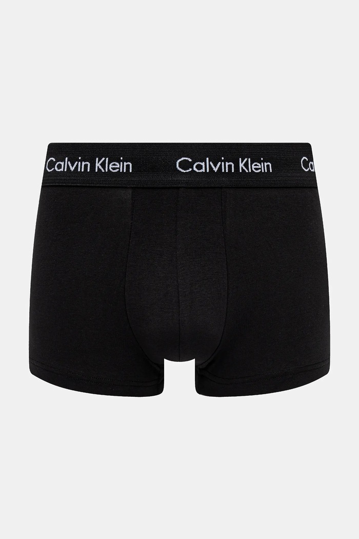 Odzież Calvin Klein Underwear bokserki męskie bawełniane z elastanem 3-pack 0000U2664G czarny