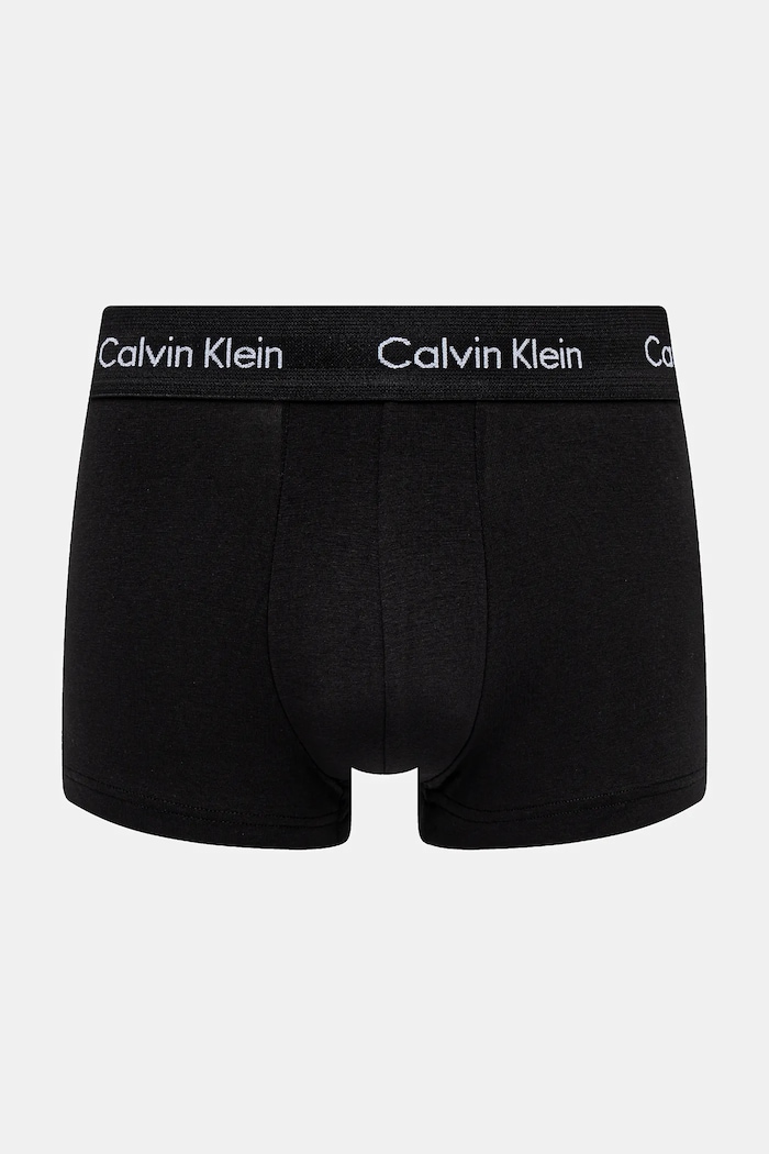 Odzież Calvin Klein Underwear bokserki męskie bawełniane z elastanem 3-pack 0000U2664G czarny