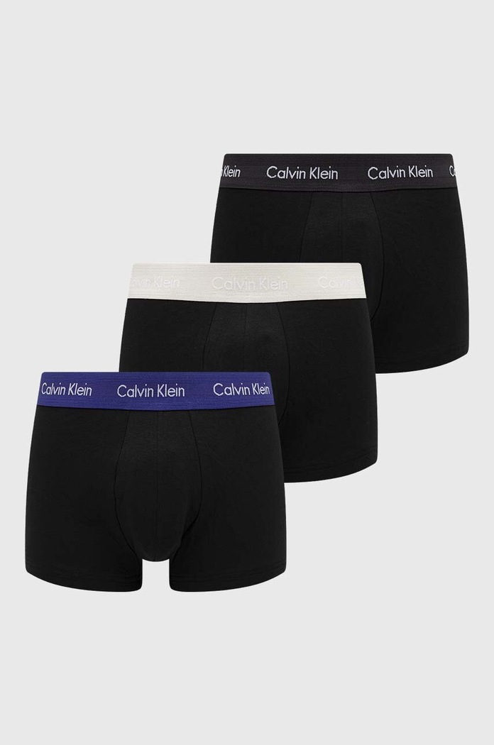 Calvin Klein bokserki męskie bawełniane z elastanem 3-pack dzianina multicolor 0000U2664G