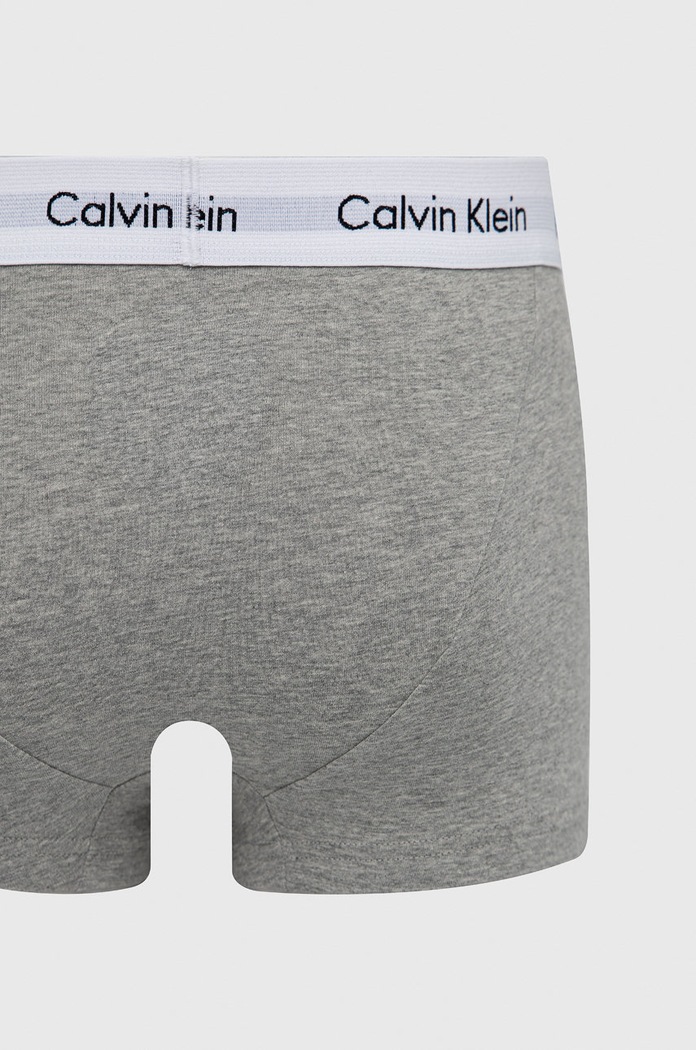 Calvin Klein Underwear boxerky pánské bavlněné s elastanem 3-pack 0000U2664G šedá AA00