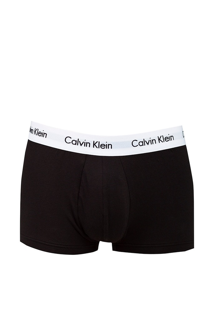 Calvin Klein Underwear bokserki męskie bawełniane z elastanem 3-pack bokserki dopasowane czarny 0000U2664G