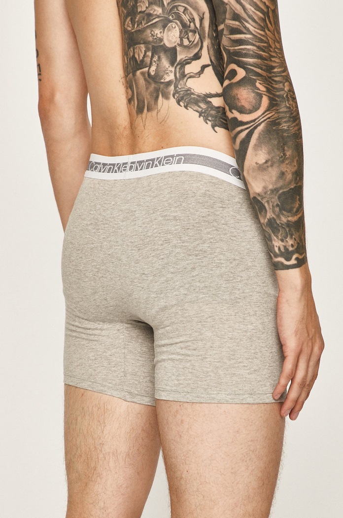 Calvin Klein Underwear - Boxeralsó (3 darab) 000NB1798A fekete
