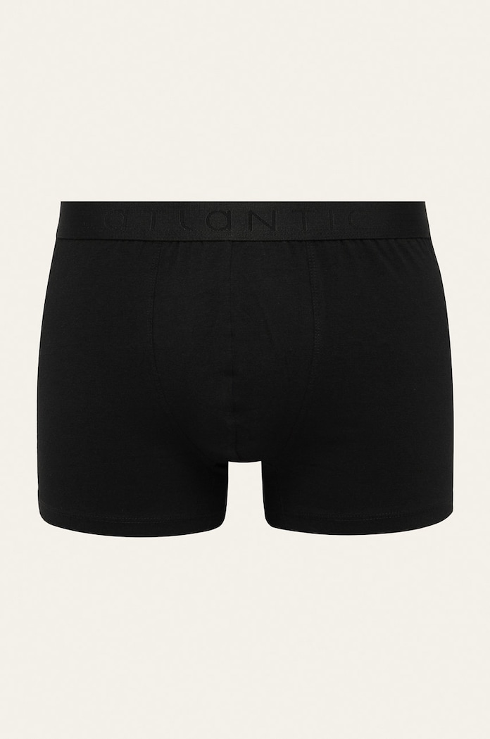 Atlantic - Boxerky přiléhavé boxerky černá BMH.018