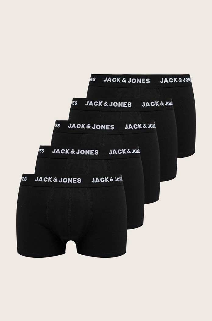 Oblečení Jack & Jones - Boxerky (5-pack) 12142342 černá