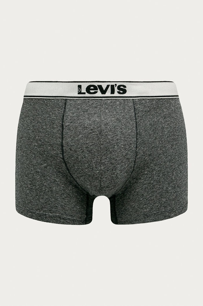 Boxerky Levi's (2-pack) pletenina šedá 37149.0398